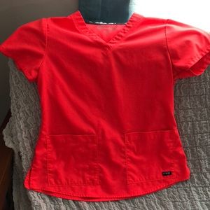 Greys Anatomy Scrub Set / Bright Coral color